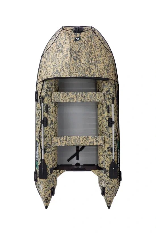 Лодка ПВХ GLADIATOR C370AL CAMO с алюминиевым полом